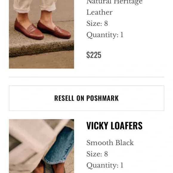 Sezane André Loafers Natural Heritage Leather - Size 8 - Picture 9 of 9